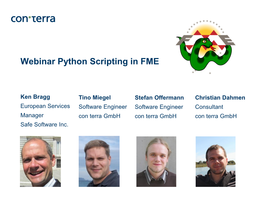 Python Scripting in FME