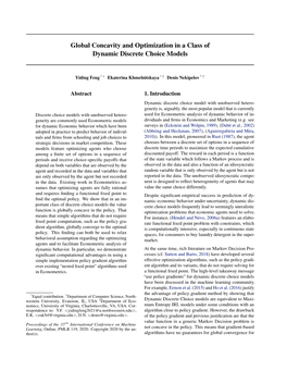 Global Concavity and Optimization in a Class of Dynamic Discrete Choice Models