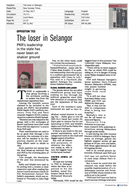 The Loser in Selangor