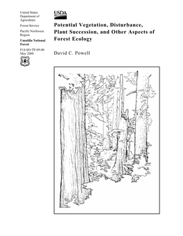 Potential Vegetation, Disturbance, Plant Succession, and Other Aspects of Forest Ecology