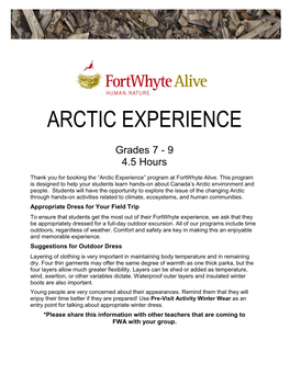 Arctic Experience