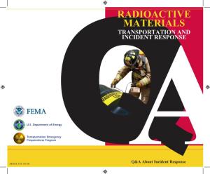 Radioactive Materials Transportation and Incident Response