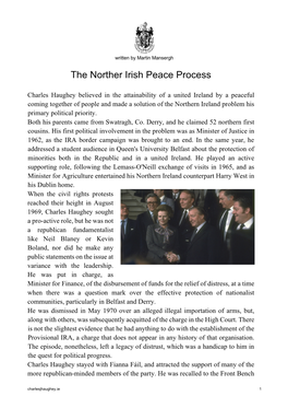 The Norther Irish Peace Process