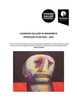 Counihan Gallery in Brunswick Strategic Plan 2020 – 2025