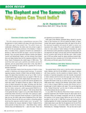 The Elephant and the Samurai: Why Japan Can Trust India?
