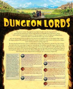 Dungeon Lords Rulebook