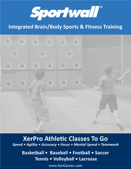 Xerpro Athletic Classes to Go