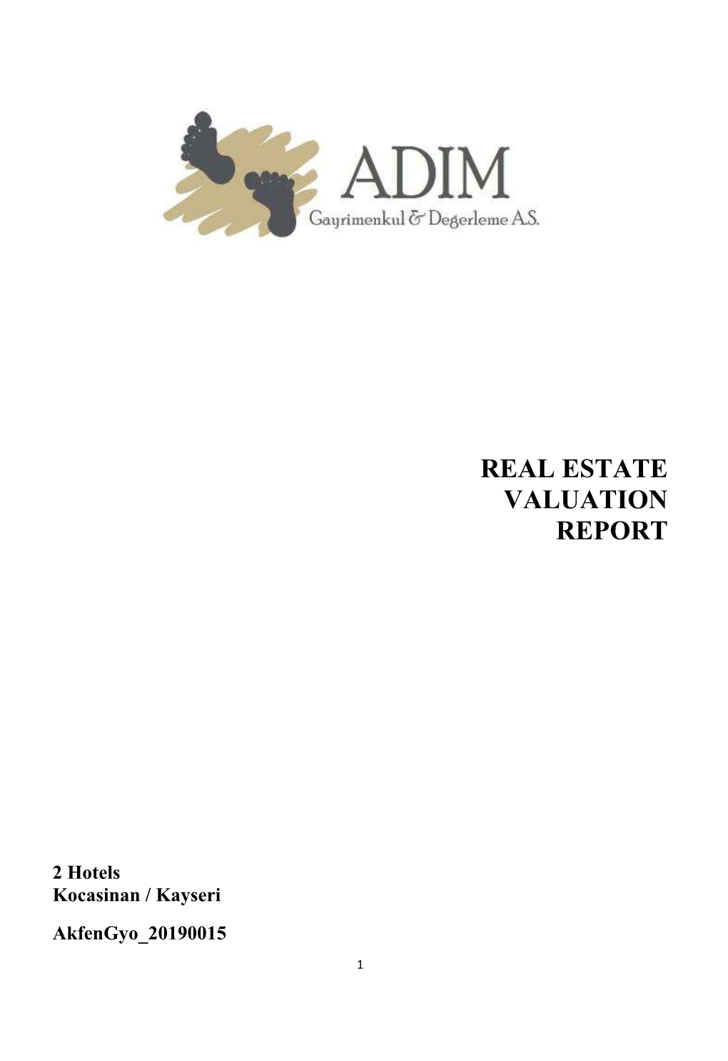 Real Estate Valuation Report