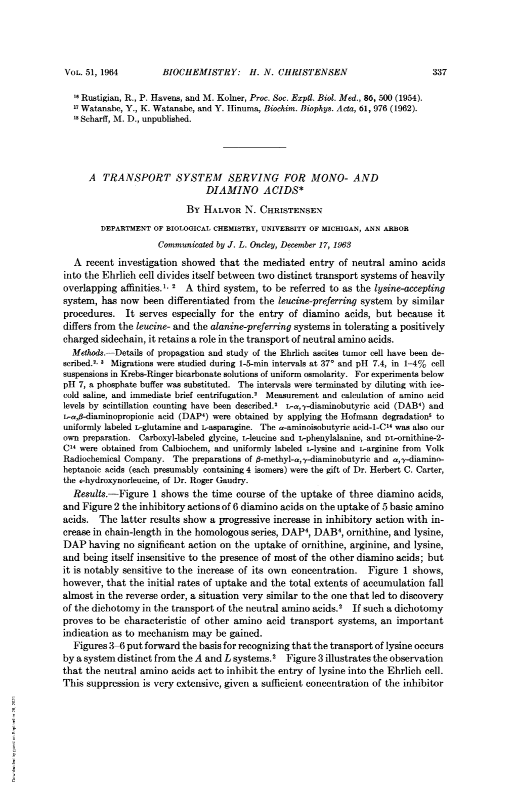 Crease in Chain-Length in the Homologous Series, DAP4