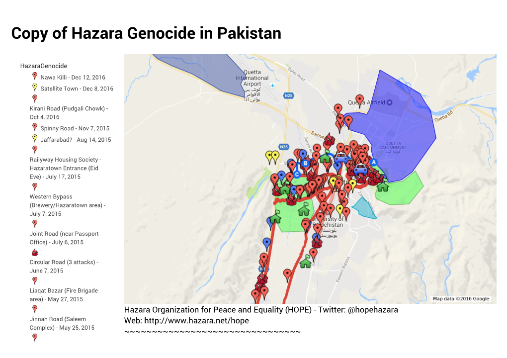 Copy of Hazara Genocide in Pakistan