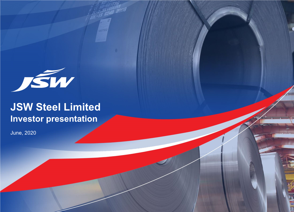 JSW Steel Limited Investor Presentation