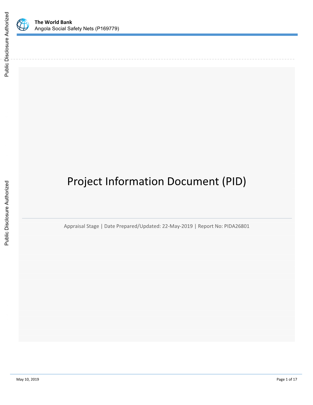 World Bank Document