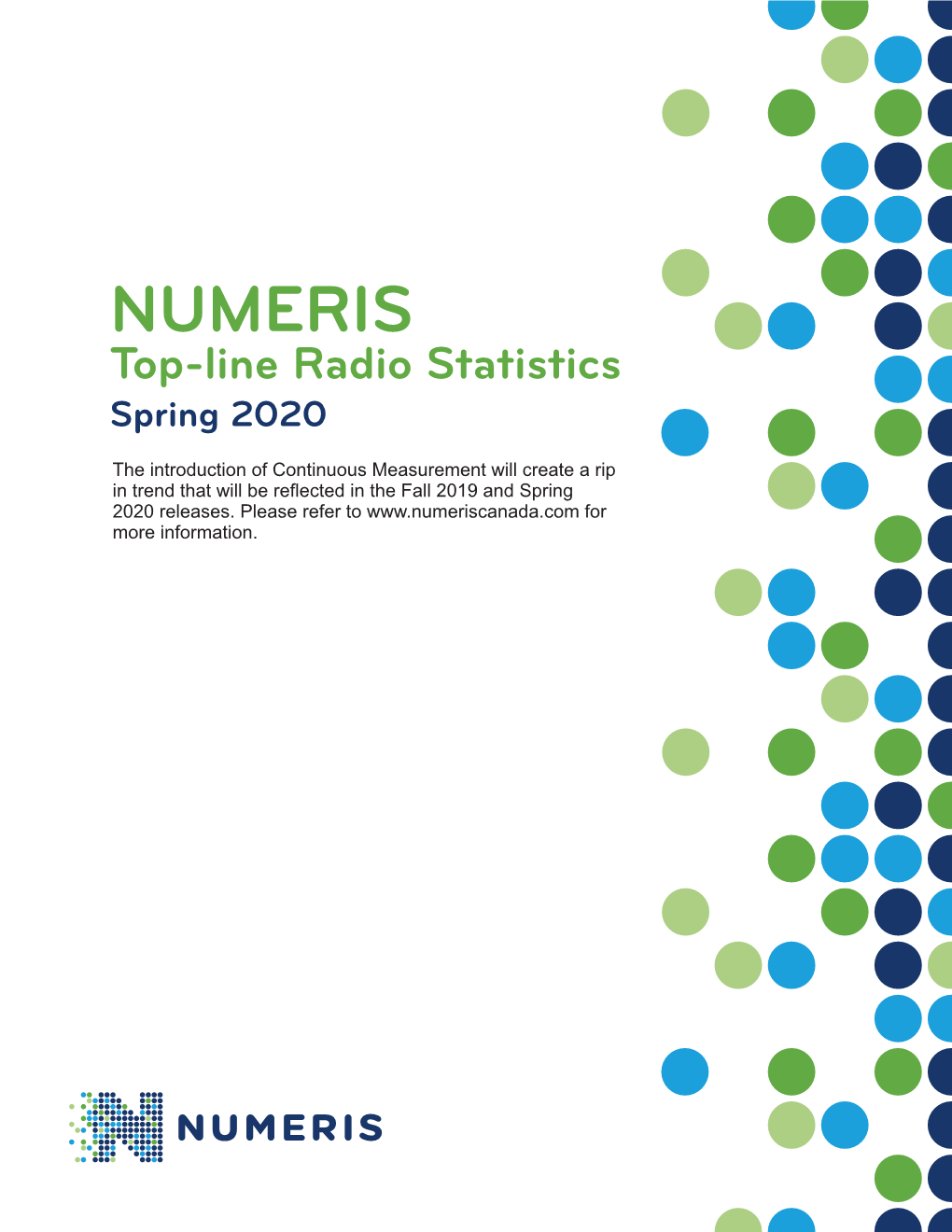 NUMERIS Top-Line Radio Statistics Spring 2020