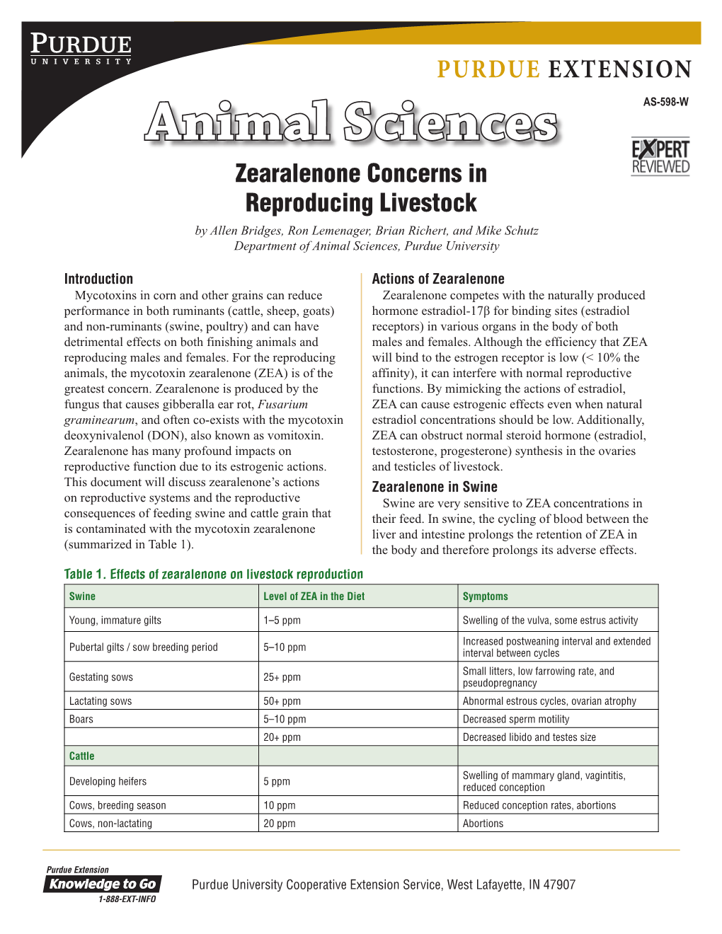 Animal Sciences