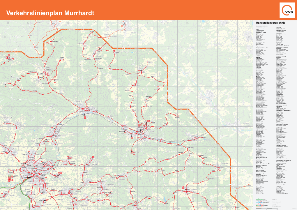 Verkehrslinienplan Murrhardt