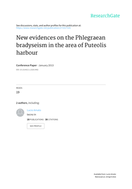 New Evidences on the Phlegraean Bradyseism in the Area of Puteolis Harbour