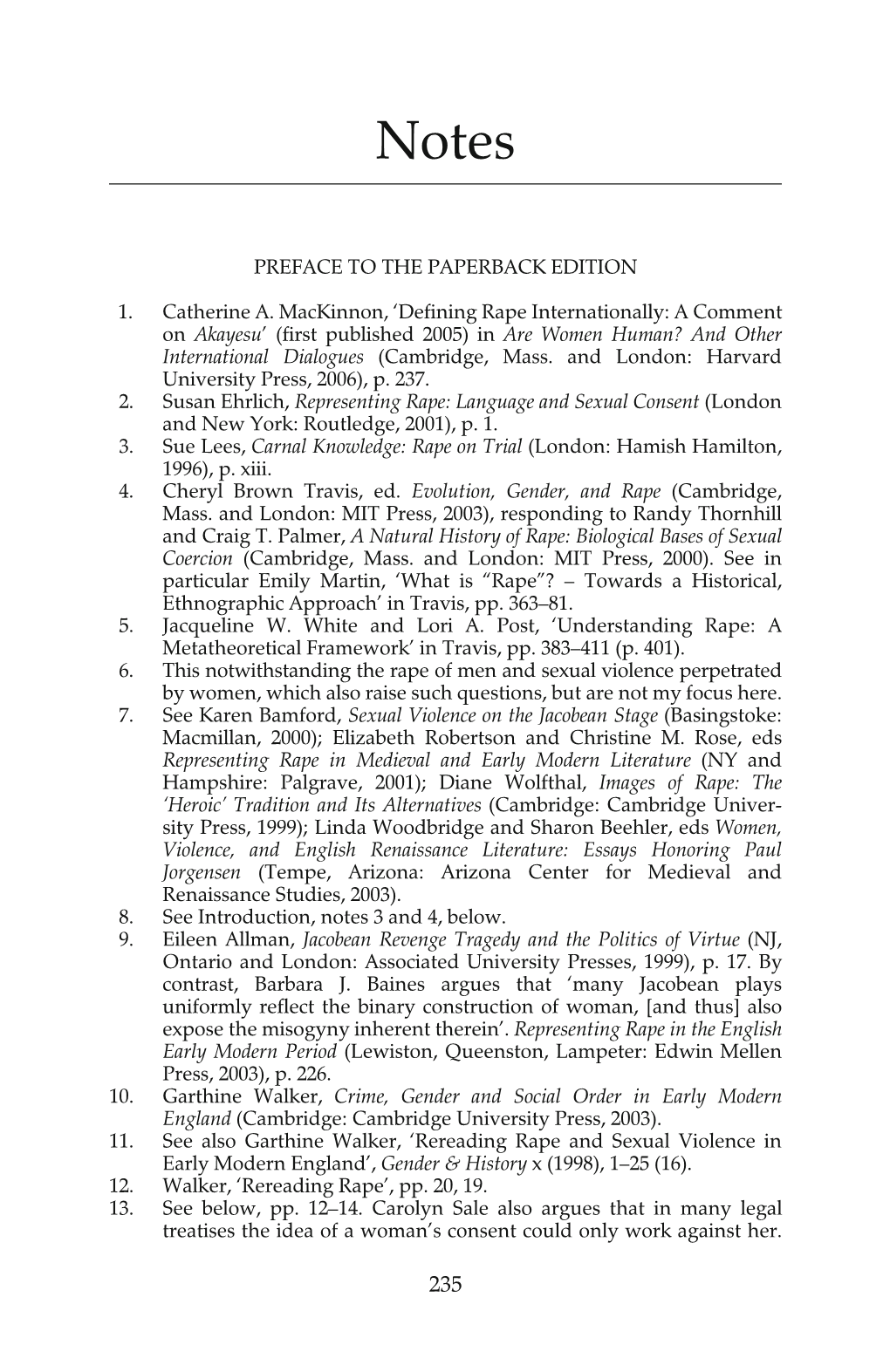 Defining Rape Internationally: a Comment on Akayesu’ (First Published 2005) in Are Women Human? and Other International Dialogues (Cambridge, Mass