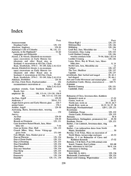 PAGE ABERDEENSHIRE Dundarg Castle ...129, 134