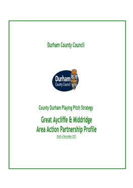Great Aycliffe & Middridge Area Action Partnership Profile