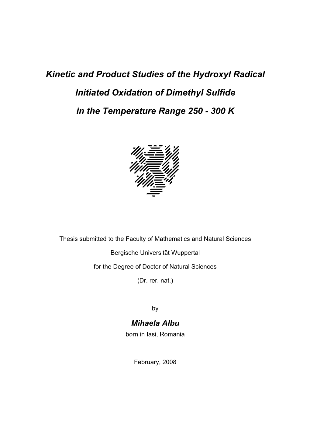 Product Study of the OH Radical Initiated Oxidation of Dimethyl Sulfide