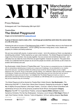 The Global Playground Images Can Be Downloaded Here Press.Mif.Co.Uk