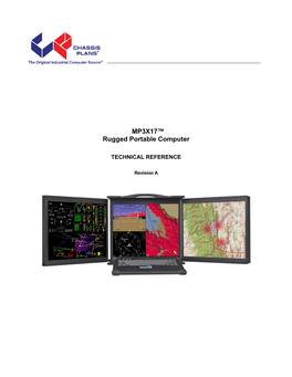 MP3X17 Portable Computer Technical Reference Manual