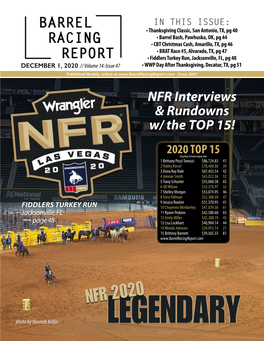 NFR Interviews & Rundowns W