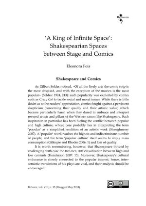Shakespearian Spaces Between Stage and Comics