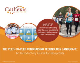 INSIDE an Overview of Leading Peer-To-Peer Fundraising Software Platforms and Their Functionality!