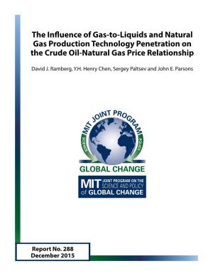 The Influence of Gas-To-Liquids and Natural Gas Production Technology Penetration on the Crude Oil-Natural Gas Price Relationship