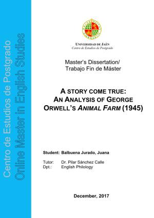 Master's Dissertation/ Trabajo Fin De Máster