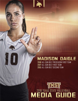 Texas State Volleyball Media Guide