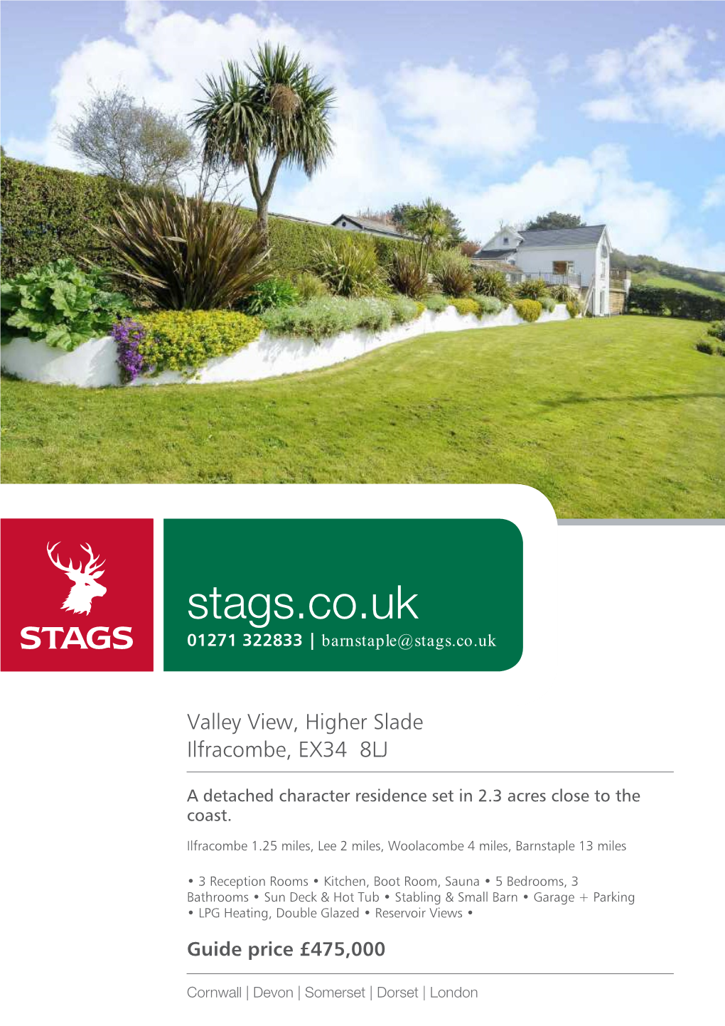 Stags.Co.Uk 01271 322833 | Barnstaple@Stags.Co.Uk