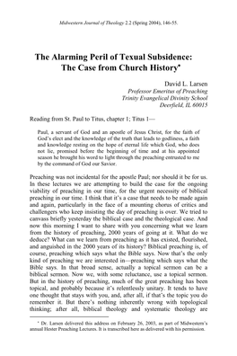 Midwestern Journal of Theology 2.2 (Spring 2004), 146-55