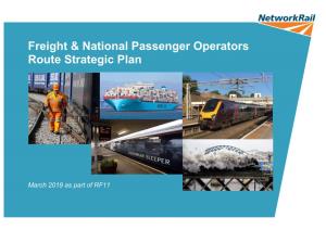 Freight & National Passenger Operators Route Strategic Plan