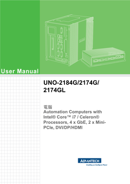 User Manual UNO-2184G/2174G/ 2174GL