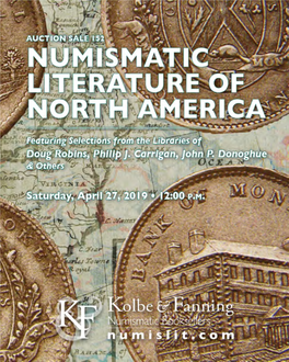 Sale 152 NUMISMATIC LITERATURE of NORTH AMERICA