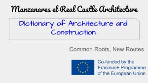Manzanares El Real Castle Architecture Dictionary of Architecture and Construction