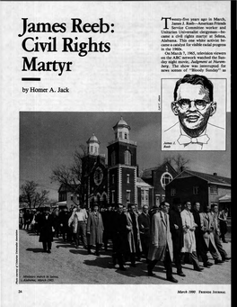 James Reeb: Civil Rights Martyr