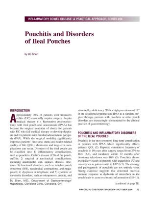 Pouchitis and Disorders of Ileal Pouches