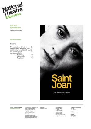 Saint Joan by Bernard Shaw