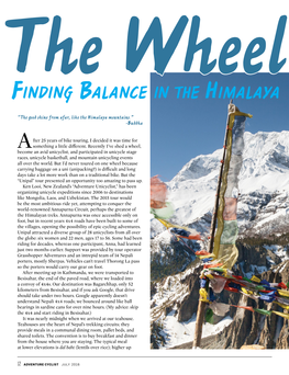 Finding Balance in the Himalaya
