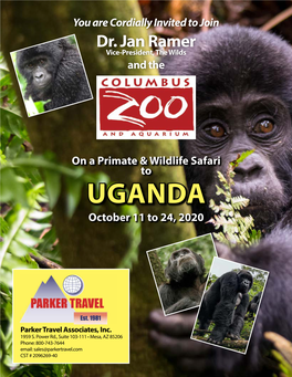 UGANDA October 11 to 24, 2020