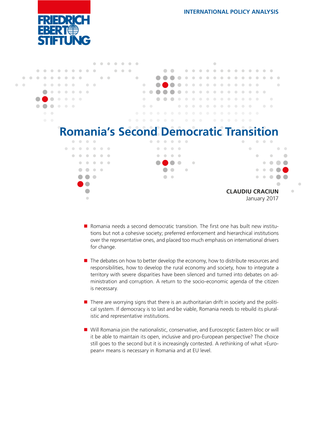 Romania's Second Democratic Transition