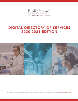 Digital Directory of Services 2020-2021 Edition