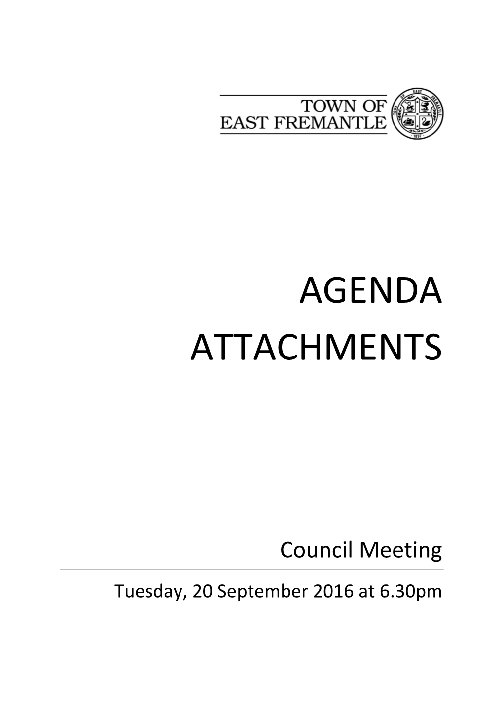 Agenda Attachments