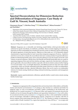 Spectral Deconvolution for Dimension Reduction and Differentiation Of