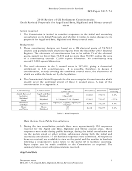 BCS Paper 2017/74 2018 Review of UK Parliament Constituencies Draft