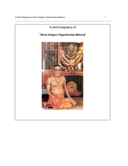 Shree Maharaj Biography Part1