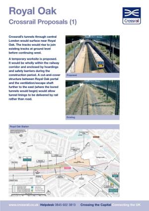 Royal Oak Crossrail Proposals (1)
